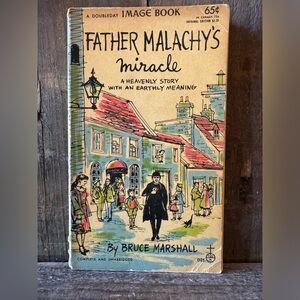 VINTAGE 1955 Father Malachy’s Miracle Paperback Book by Bruce Marshall